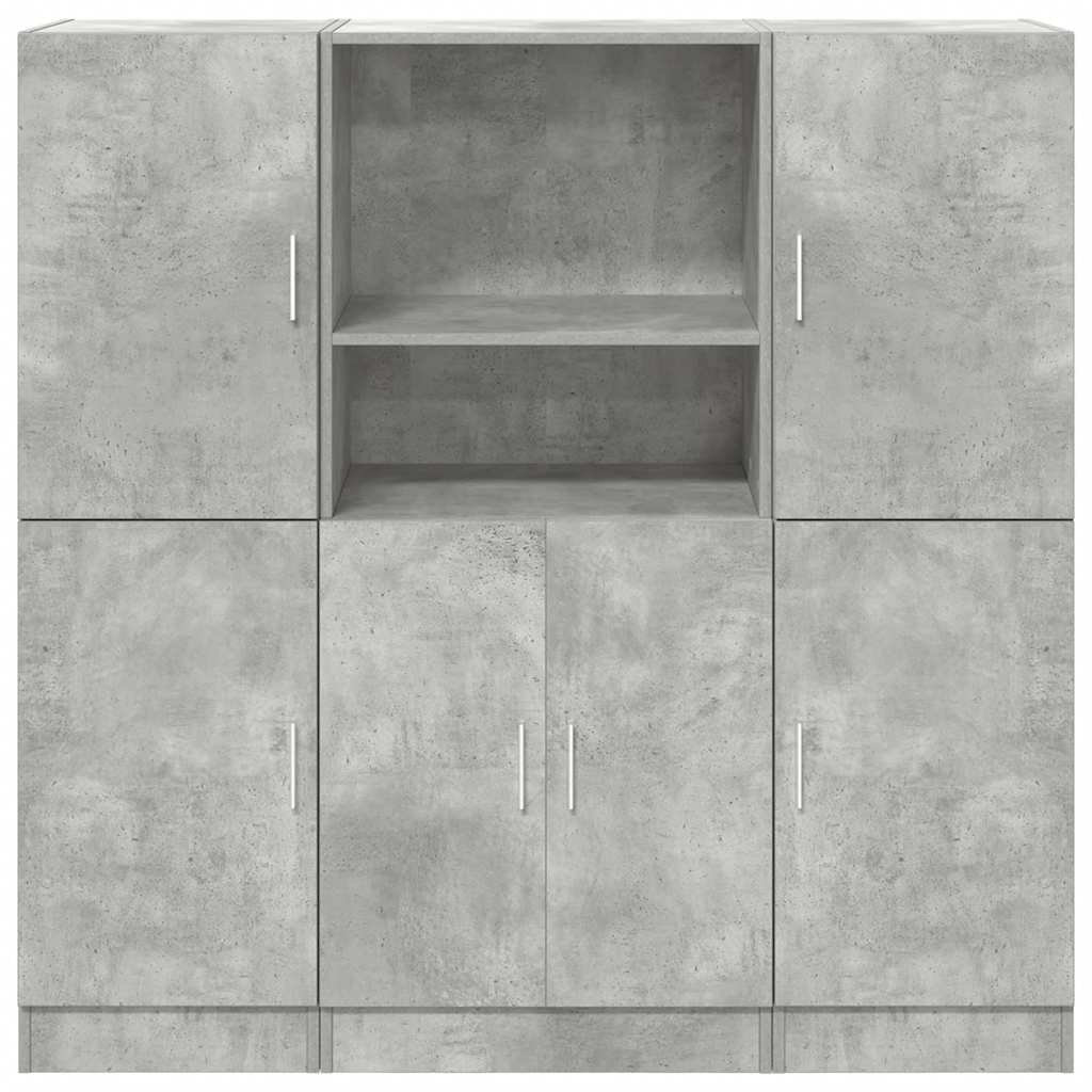 Vidaxl 3 Piece Kitchen cabinet set made of wood-based material