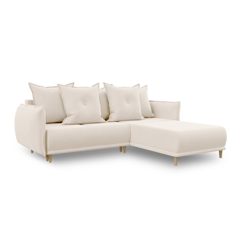 Afonso 4 Seater Sofa Bed, Cream