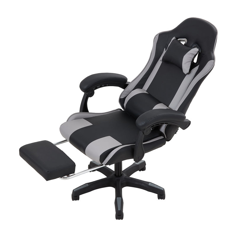 Rebrilliant PC & Racing Game Chair, Grey/Black