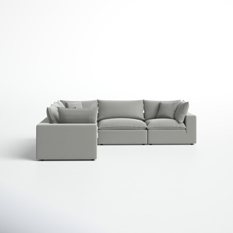 Ellaria 5 - Piece Modular Upholstered L-Sectional, Peyton Slate