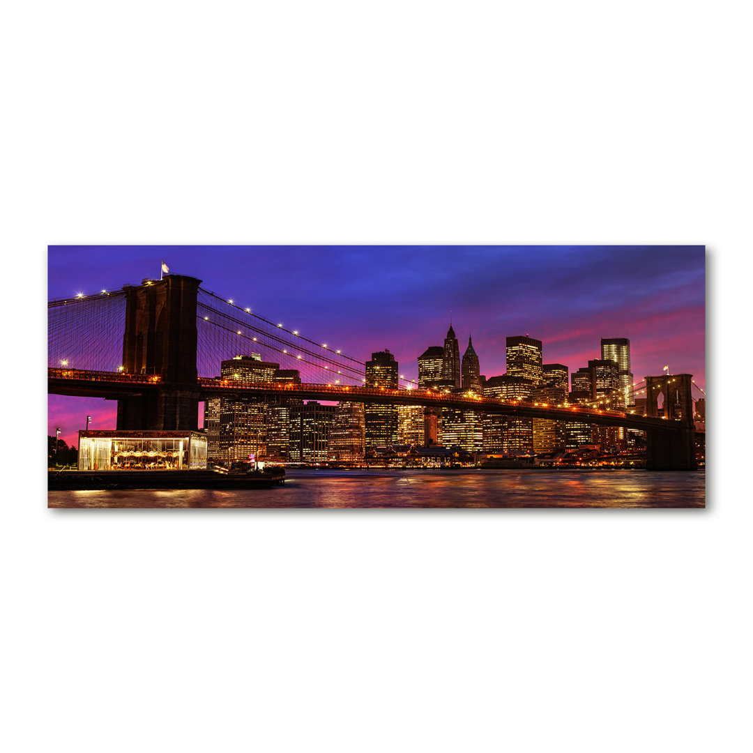 Kunstdruck Manhattan West auf Leinwand