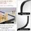  Miroir de salle de bain moderne et arrondi | Cadre en acier inoxydable-782489615-751417638