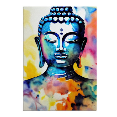 Buddha in Watercolour - Wall Art