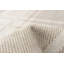 Tapis de couloir ivoire / gris en polyester tissé à plat 2 pi 6 po x 8 pi Markisha-1793453438
