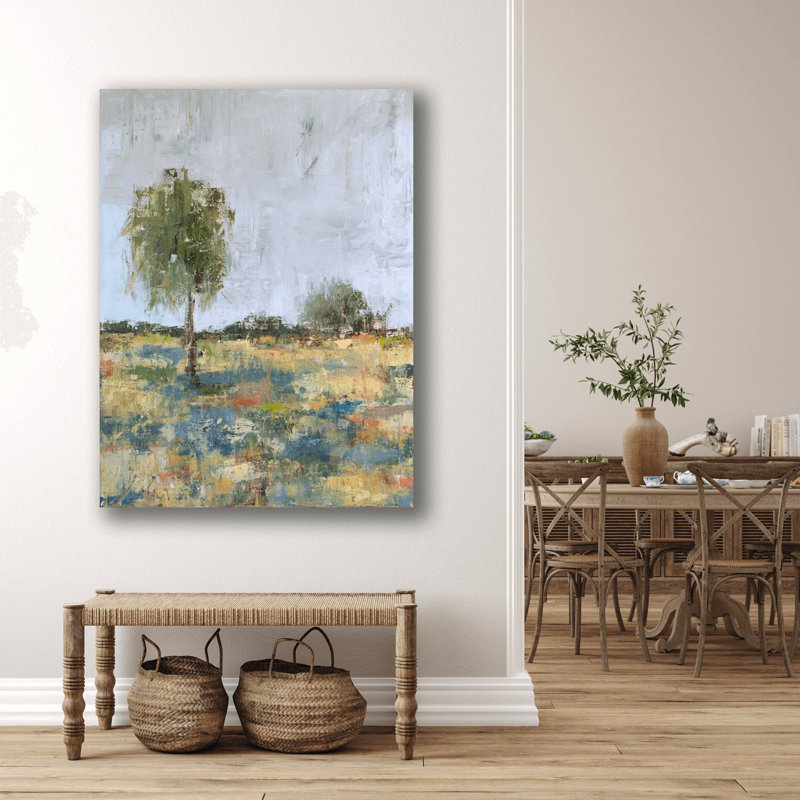 Spring Day I - Artist Enhanced Canvas Print, 24" H x 20" W x 1" D, Wrapped Canvas