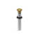 Clicker Drain With Overflow