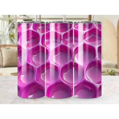 Choose Handmade Tumblers 591 mL Vacuum Insulated Stainless Steel (18/8) Travel Tumbler with Straw