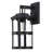 1-Light 14.58"H Matte Black Finish Outdoor Wall Lantern Sconce