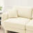 4 Sectional In Boucle Fabric With Convertible L Shape, Shell-Shaped , Removable , And Self Wrapped Legs, Beige For A Stylish Look Distinctive Cylindrical Comfortable Seating-8814966