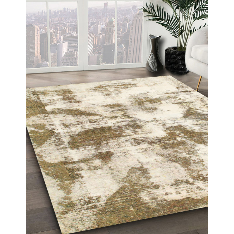 Tapis vert en laine Power Loom, Rectangle 8 pi x 12 pi