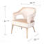 Chaise d'appoint rembourrée parfaite pour les salons modernes