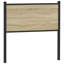 Vidaxl Replace Headboard Smoked Oak 90 Cm Engineered Wood And Steel-104508721-104508723