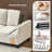 83.5" Upholstered Square Arm Suede Sofa-773577990