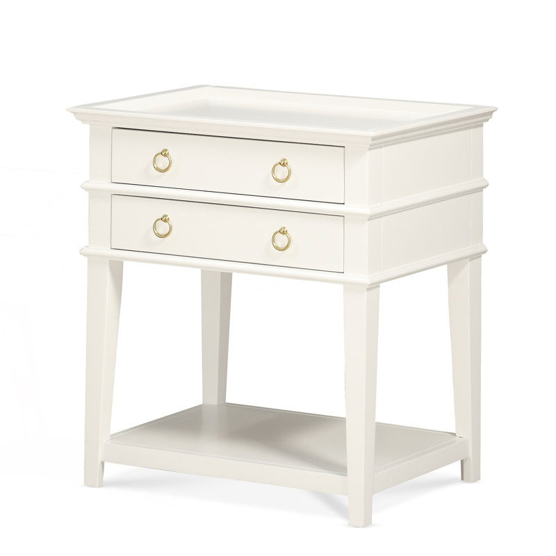 Table de chevet 2 tiroirs