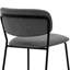 Tabouret de comptoir gris en similicuir de 26 po - assise moderne, base stable, repose-pieds, conception de bar à installation simple, installation rapide