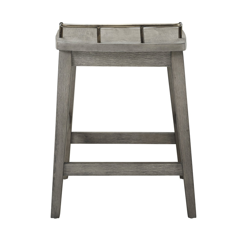 Bruno Solid Wood Counter Stool
