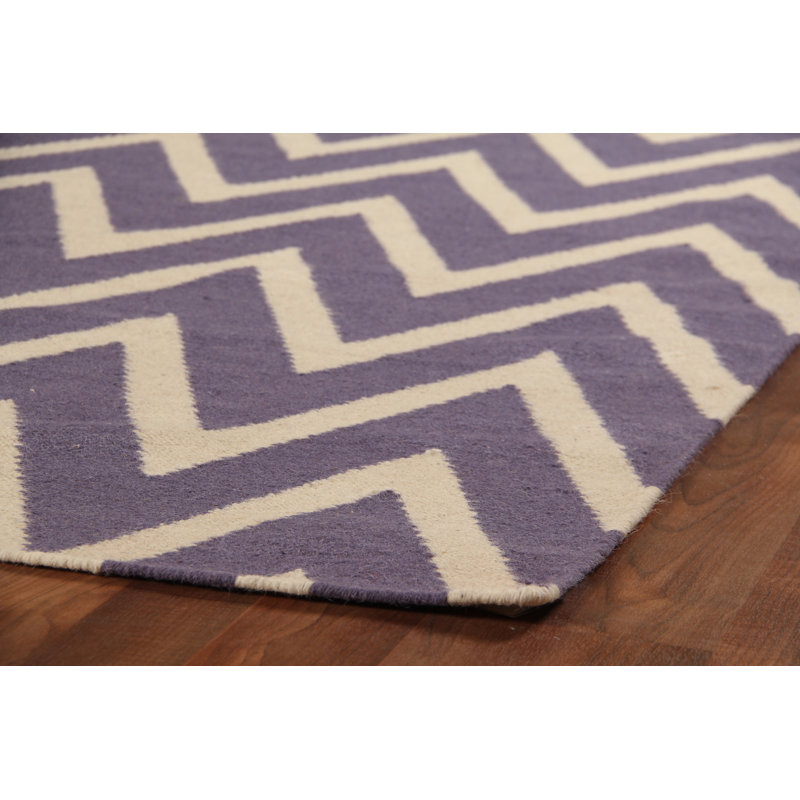 Wool Chevron Indoor Rug, Rectangle 9'6" x 13'6"
