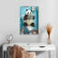 Ketti panda sur une toilette-108446052