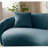 Yazgur 93.6" Curved Modern Upholstered Sofa-2107265156