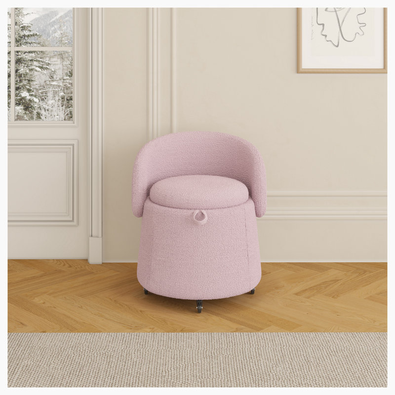Le tabouret multifonctionnel peut être déplacé pour le rangement, la chambre à coucher en peluche et le salon