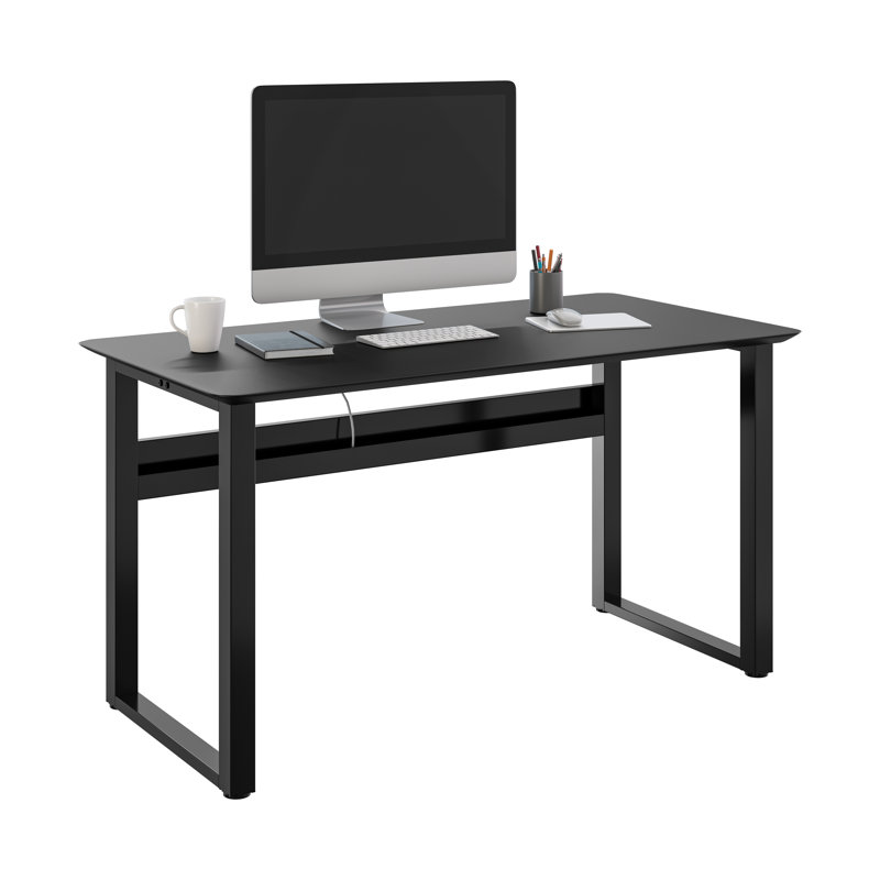 Seville Classics airLIFT® Desk, 54” W x 28” D x 29” H, Black