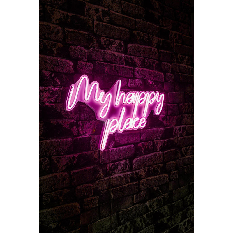 Bande d'éclairage flexible DEL néon, rose, 21,7 po x 12,2 po x 0,8 po | IP67 imperméable, modèle en mousse de PVC, adaptateur 12V 4A, 600 lumens | Parfait pour la décoration intérieure, les fêtes et les événements, installation facile