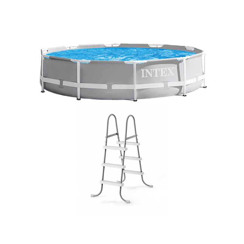 Steel Round Above Ground 30'' H x 120'' W x 120'' L , with Pump Included