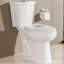 Toilette ronde deux pièces à double chasse (siège inclus)