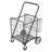 Bigger Super Jumbo Shopping Cart,Grocery Cart on Wheels, Foldable Utility Shopping Carts with Double Basket and 360° Rolling Swivel Wheels for Groceries Laundry