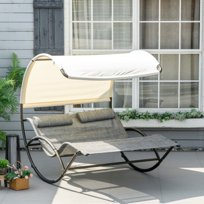 Outdoor Jarman Rocking Metal Chair by Freeport Park
