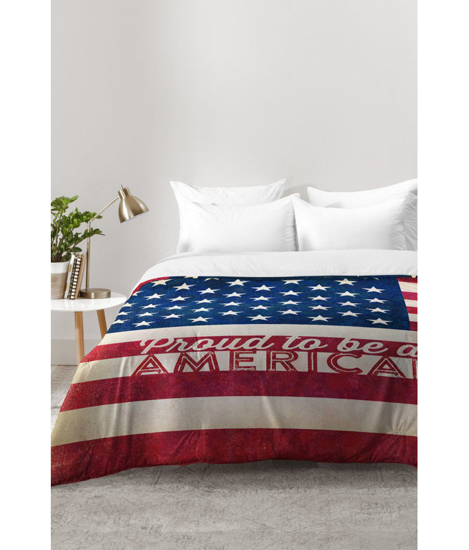 Ensemble d'édredon traditionnel en microfibre rouge, Édredon pour lit simple TG + 1 taie décorative
