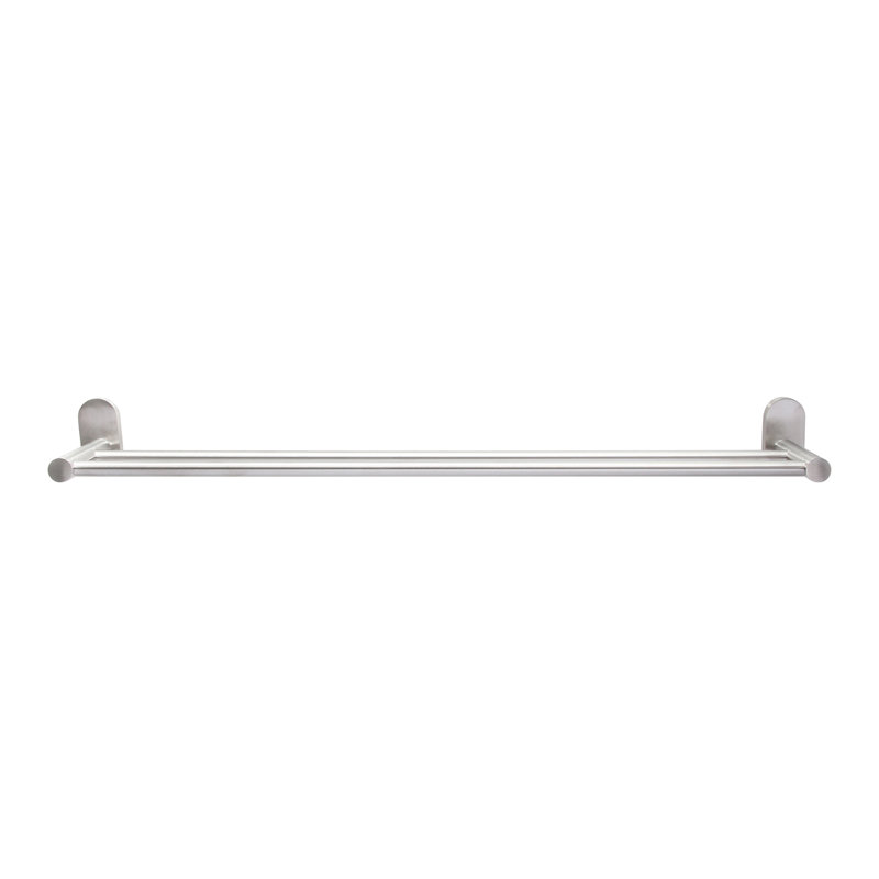 Barre à serviettes murale, Satin / nickel brossé