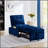 Tufted Single Pull-Out Sofa Bed with Adjustable Backrest and Pillows, Convertible Chaise Lounge for Versatile Use-503899215