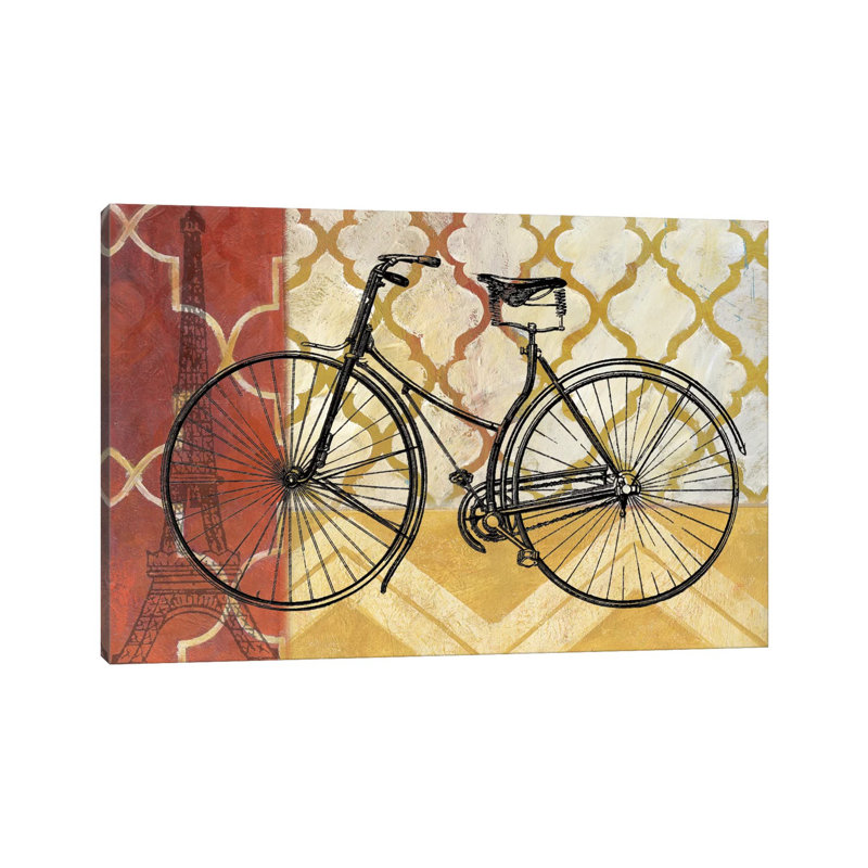 Cyclisme III by Nan - Print on Canvas, Wrapped Canvas, 101.6 cm H x 66.04 cm W x 1.91 cm D