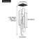 Locryn 6 - Light Dimmable LED Linear Chandelier