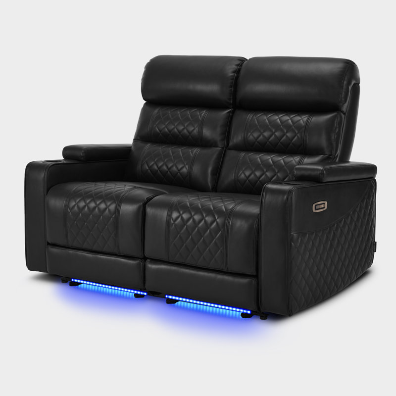 Canapé inclinable électrique avec repose-tête réglable, siège de cinéma maison, Noir