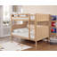 Lit superposé double en bois massif et manufacturé Burkley-1357664821