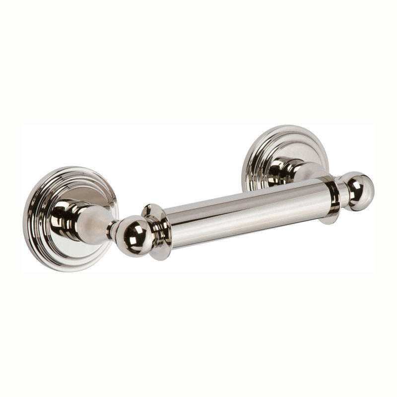 Chelsea Double Post Toilet Paper Holder, Polished Nickel