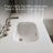 Quo 49'' Wall Mounted Single Bathroom Vanity with Solid Wood Top-91943329