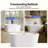 DeerValley 55" X 30" Acrylic Freestanding Soaking Bathtub with Overflow Drain