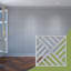 Panneaux muraux décoratifs en acrylique Allen, moyen, l 15 3/8 po x H 15 3/8 po x T 1/8 po, gris-458219174-458219160