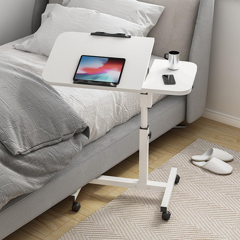Metal Base Computer Desk, White