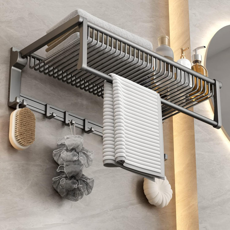 Porte-serviettes mural pliable Minah