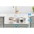 Houzer 30x20 in  Fireclay Apron Front Single Bowl Kitchen Sink w/ Strainer,Grid-PTS-4100 WH-C