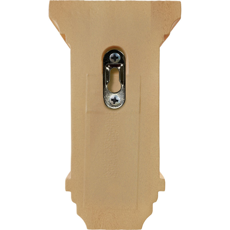 Mini Jefferson Red Oak Hand-Carved Wood Corbel, 6" Height