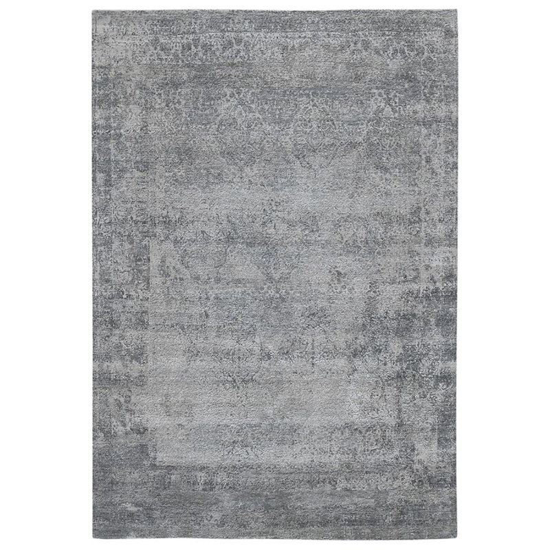 Zenith Abstract Area Rug in Gray, Rectangle 8' x 10'