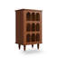 Buffet en bois massif rouge-brun