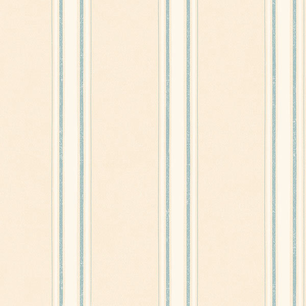 Mazzitelli Geometric Double Roll, Cream / Blue