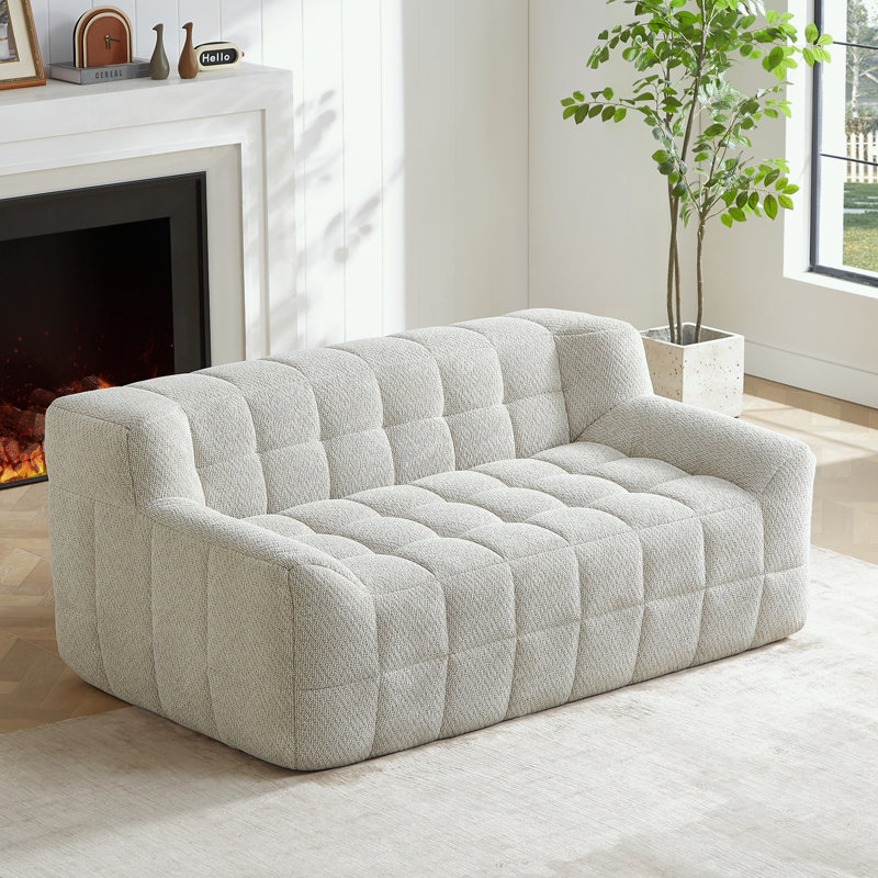 Canapé à compression complète, Beige
