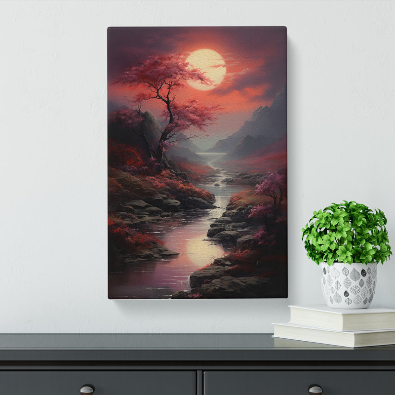 Landscape Romanticism - Wrapped Canvas, 50cm H x 35cm W x 3cm D
